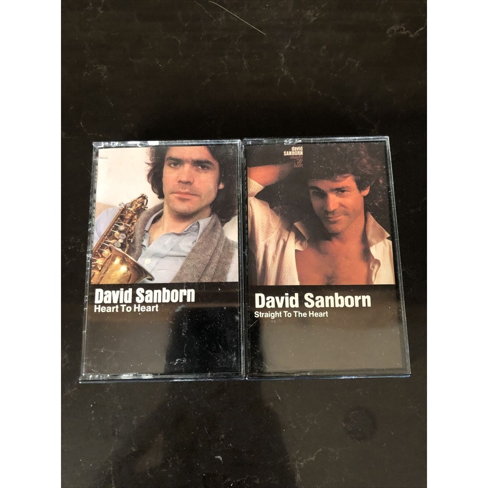 DAVID SANBORN - HEART TO HEART U.S. CASSETTE TAPE 1978 + Straight To The‎ Heart